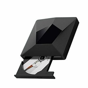 【中古】ワンボタンで操作できポータブルdvdプレーヤー、省エネdvdプレーヤー、 外付け USB 3.0 光学ドライブ CD/DVD-ROM DVD