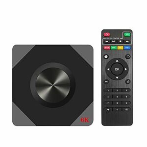 【中古】スマートTVボックス、Android9.0ミニスマートTVボックスAmlogicAllwinnerH6クアッドコア64ビットUHD4Kメディ