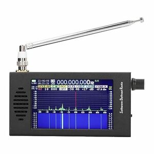 【中古】4 3 インチ タッチスクリーン ポータブル受信機 100KHz 149MHz SDR DSP デジタル復調短波 FM MW SSB CW