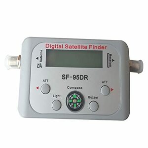 【中古】衛星信号検出器 デジタル表示サテライトファインダー SF-95DRメーター テレビ信号ファインダー 高精度、ポータブル