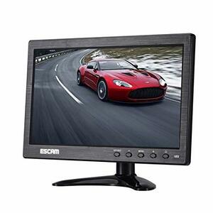 【中古】HDJ T10 10.0インチTFT LCD 1024x600モニター、VGA、HDMI、AV、BNC、USB、PC CCTVセキュリティ用