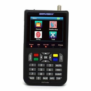 【中古】SIUKE Satellite Finder、V9ファインダーデジタル衛星ファインダーLCD衛星ファインダーデジタル衛星信号ファインダーメー