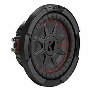 【中古】KICKER CompRT 8インチ(20cm) サブウーファー DVC 2オーム RoHS対応