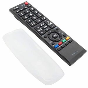 【中古】オーディオファン テレビリモコン 東芝用 CT-90372 互換性 液晶テレビ 専用 設定不要 スグに使える テレビ用リモコン (単4電池2