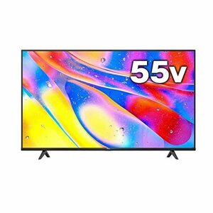 【中古】P615シリーズ 55型4K対応液晶テレビ 4KBS/CSチューナー内蔵 Android TV搭載 【配送のみ 設置なし 軒先渡し】 55P