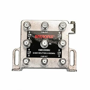 【中古】Antronix ハイパフォーマンス 8ウェイケーブル TVスプリッター CMC2008U OTA 同軸 5-1002M