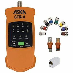 【中古】ASKA COM 8-Way Coaxial Cable Mapper Locator Toner Tracer, Circuit Test