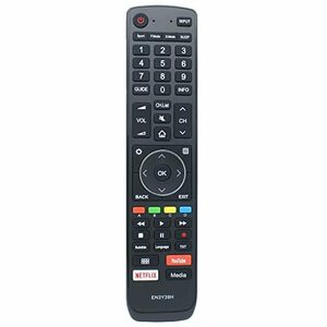 【中古】EN3Y39H リモコン 交換用 Hisense TV H65U7A H43A6500 H50A6500 H55A6500 H65A6500