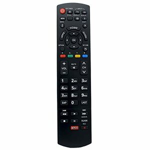 【中古】N2QAYB000835 リモコン 交換用 パナソニック Netflix TV TCP50ST60 TCP55ST60 TCL55ET60