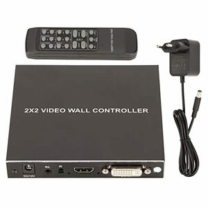 【中古】KOSDFOGE DVI TV ウォール ビデオ コントローラー 180 度回転 HD マルチメディア インターフェース スプライシング デ