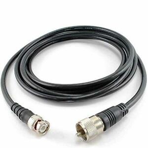 【中古】CablesOnline 2?ft rg8?X同軸UHF ( pl259?)オスto BNCオスプラグ50?ΩアンテナHam Radioケー