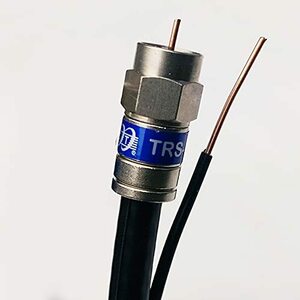 【中古】PHAT SATELLITE INTL 100フィート 純銅 RG6 直接埋設 地下18AWG 75オーム 同軸ケーブル 17AWGメッセン