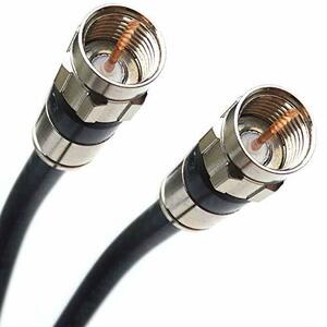 【中古】PHAT SATELLITE INTL 3フィート 直結ブラジアル 地下RG6 同軸ケーブル 18AWG 75オーム ジェル編み込み 防湿