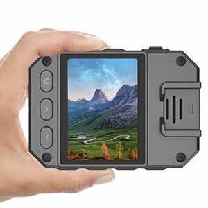 【中古】ミニボディカメラ | 1080P ビデオ レコーダー,6-8 時間のバッテリー寿命、執行のための個人用ポケット ビデオ カメラ、Securi