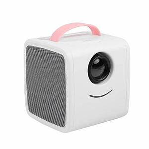 【中古】Mini Portable Home Theater Projector HD 1080P Kids Projector 30 000h L