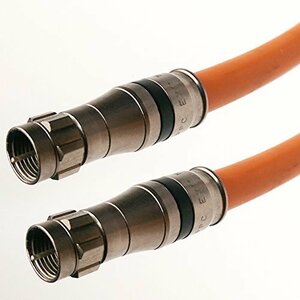 【中古】PHAT SATELLITE INTL 130フィート オレンジ トライシールド 14AWG 75オーム ジェルコーティング ブレイド 直接