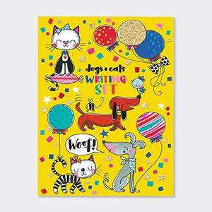 【中古】Cats & Dogs Children's Letter Writing Set Wallet by Rachel Ellen Desig