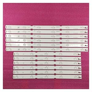 【中古】TV交換部品- 12pcs 導いた のバックライトストリップ IC-B-HWCR49D640R Grundig 49Lenza6627 49