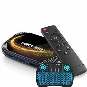 【中古】Android TV Box 11.0、2022 HK1 X4S TV 4GB 128GB S905X4 チップ付き TV 用スマート ボッ