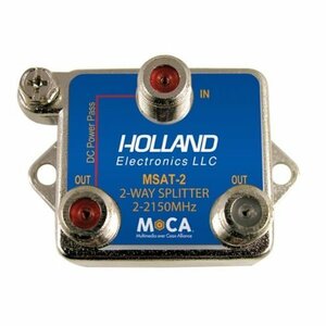 【中古】Holland Electronics msat-2?Moca 2ウェイスプリッタDIRECTV承認