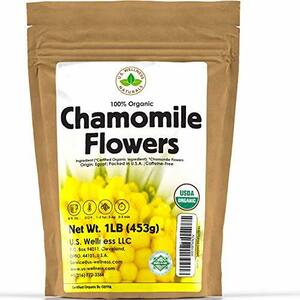 【中古】Chamomile Tea 1LB (16Oz) 100% CERTIFIED Organic (USDA seal) Chamomile