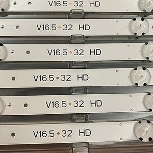 【中古】TV交換部品- 2 PCS LEDのバックライトストリップ LG 32LH515B 32LJ600b V16.5 32 HD ART3 27