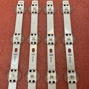 【中古】LED ストリップ (4) と互換性あり LG 55UM7600PTA 55UM7660PLA 55UM7450PLA 55UM7400PL