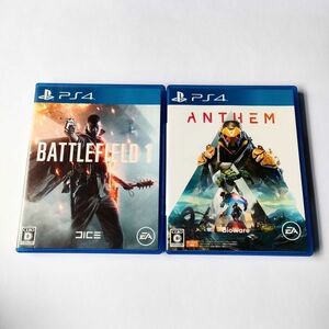 ■ バトルフィールド 1 BATTLE FIELD 1・アンセム ANTHEM セット PS4 即決あり ■