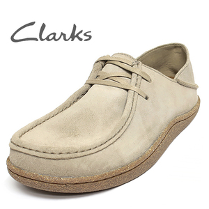 クラークス 靴 メンズ ワラビー カジュアルシューズ 7 1/2W(約25.5cm) CLARKS Pilton Wallabee 新品