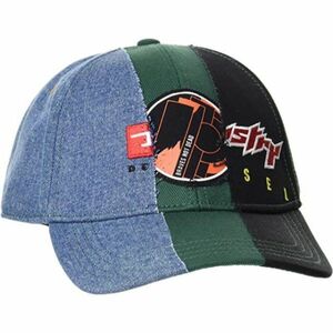 DIESEL キャップ　ロゴ 切り替え パッチ ブラック　グリーン 01