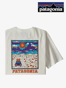 patagonia Tシャツ M's Summit Road Organic Tee サミット ロード オーガニック 38537 ホワイト　　 Mサイズ パタゴニア