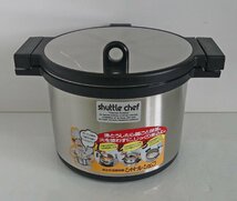 ☆THERMOS サーモス 真空保温調理鍋 shuttle chef シャトルシェフ 3.0L【KPA-3000】USED品☆_画像2