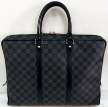 ☆LV ルイヴィトン ダミエ・グラフィット ポルトドキュマン ヴォワヤージュ ビジネスバッグ【N41125】USED品☆_画像2