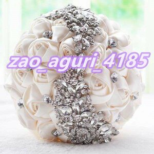  wedding artificial flower wedding bouquet brooch bouquet wedding accessory Ivory