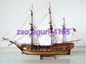 米国 ガラガラヘビ 1782 1/50スケール 船 帆船 ボート ヨット 木製 模型 モデルキット プラモデル キット 組み立て式