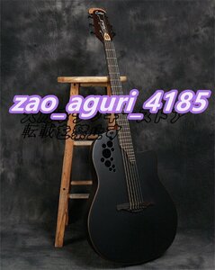 アコースティックギター 弦楽器 ピックアップ 21フレット 1:18閉鎖弦ノブ ケース付き 表面単板 トウヒ 炭素繊維材料 炭化合成木材 z385