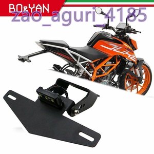 Ktm デューク 125 200 390 RC390 2017 2018 2019 オートバイ可変角度ライセンス led ランプナンバープレートフレームホルダーブラケット