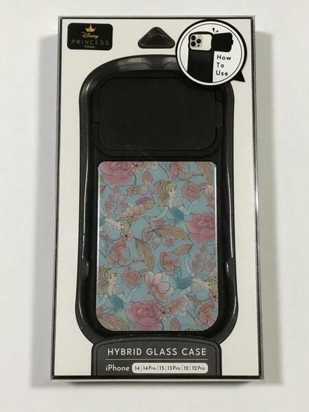 未使用 ディズニー シンデレラ iPhoneケース 対象機種 iPhone 14 14Pro 13 13Pro 12 12Pro 送料無料 HYBRID GLASS CASE