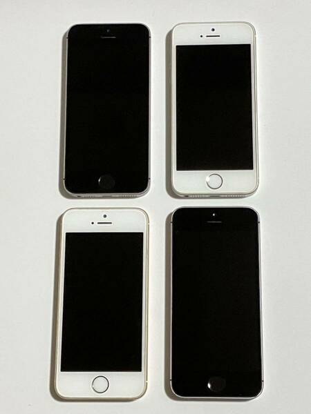 SIMフリー iPhone SE 16GB × 4台 第一世代 SIMロック解除 iPhoneSE アイフォン Apple アップル スマートフォン スマホ 送料無料