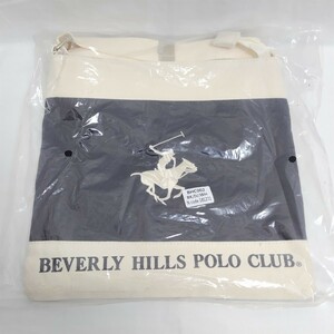 ビバリーヒルズポロクラブ BEVERLY HILLS POLO CLUB ショルダーバッグ 未使用品 タグ付き ブラック アイボリー