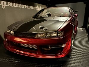 [新品] 1/18 IG3084 VERTEX S14 Silvia Red Metallicイグニッションモデル ignition model Nissan シルビア S13 S15 