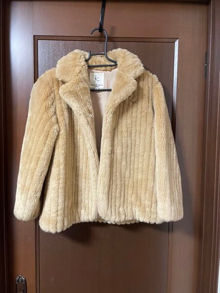 クミキョク ファー ボアコート L(120〜130)