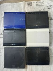 SONY PS3本体　CECH-4200Bx3 CECH-4000Bx2 PS4本体CUH-2200A など6点纏め　現状未確認中古品