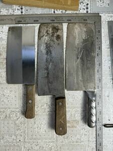 中華包丁 薄刃包丁 和包丁 正士作 正特製　など　3本纏め　現状中古品　包丁 調理器具 
