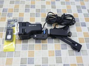 ◎点灯確認OK ｜ビデオライト 交換用ランプ付き｜SONY ソニー HVL-150 VCT-55L ステー付き｜ ■O5757