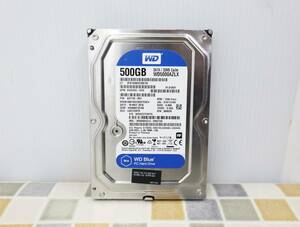 ∨ 500GB｜SATA 3.5インチ 内蔵型 ハードディスク｜Western Digital WD5000AZLX 内臓 HDD｜フォーマット済み ■O7826