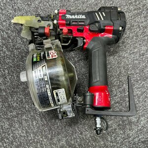 ★USED★マキタ makita AN534H 50mm高圧エア釘打機 赤 1.18～2.26MPa エア工具