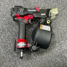 ★USED★マキタ makita AN534H 50mm高圧エア釘打機 赤 1.18～2.26MPa エア工具_画像2