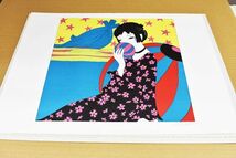 林静一版画「夢」　コロタイプ　限100　サイン　1970　画集「人間と文明」より　S:41×55.5　Seiichi Hayashi_画像3