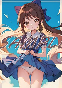 153 橘ありす THE iDOLM@STER アイドルマスター アイマス A4 同人 イラスト 巨乳 美少女 コスプレ アニメ ポスター セクシーアート acg